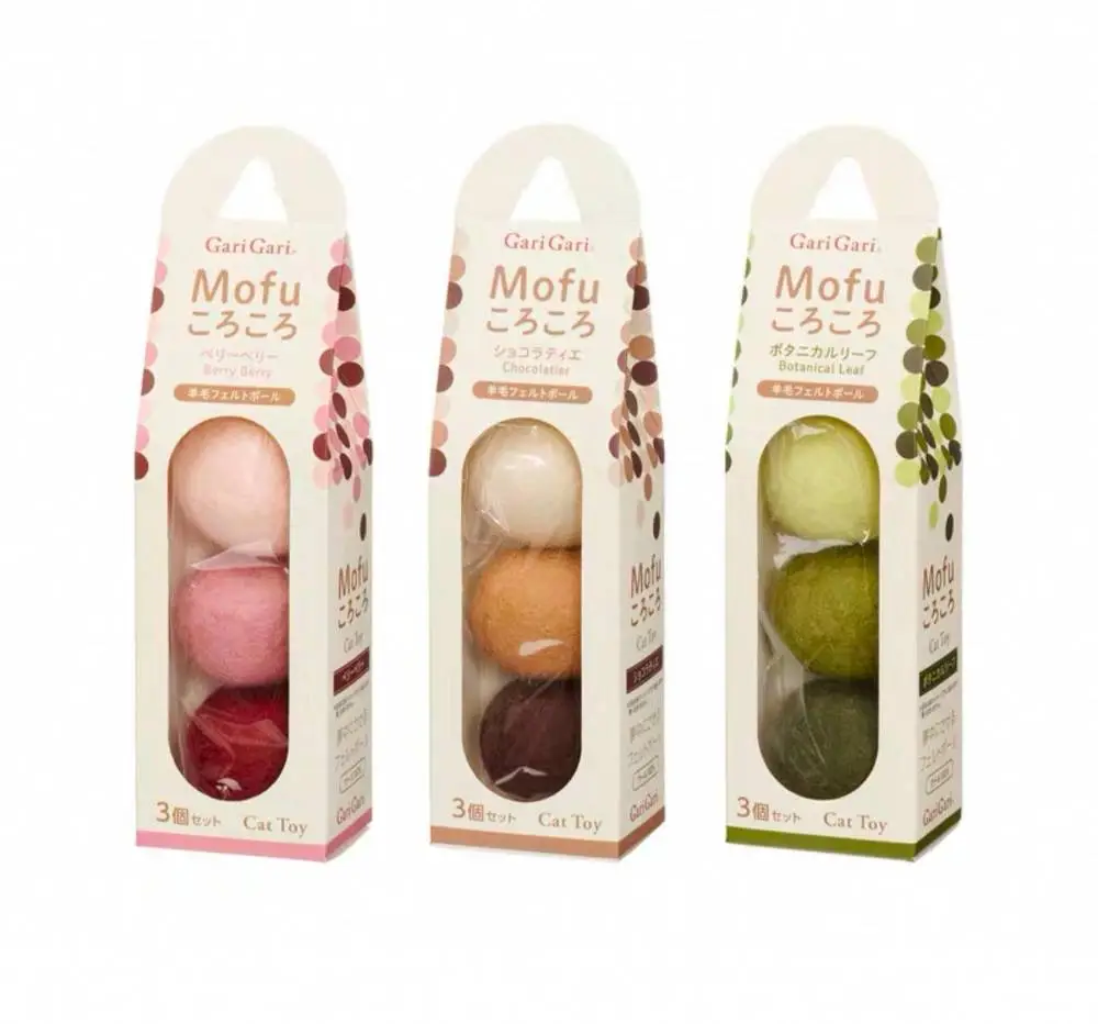 Gari Gari Mofu 100% 羊毛球三個裝 (有需要請remark色,盡比)